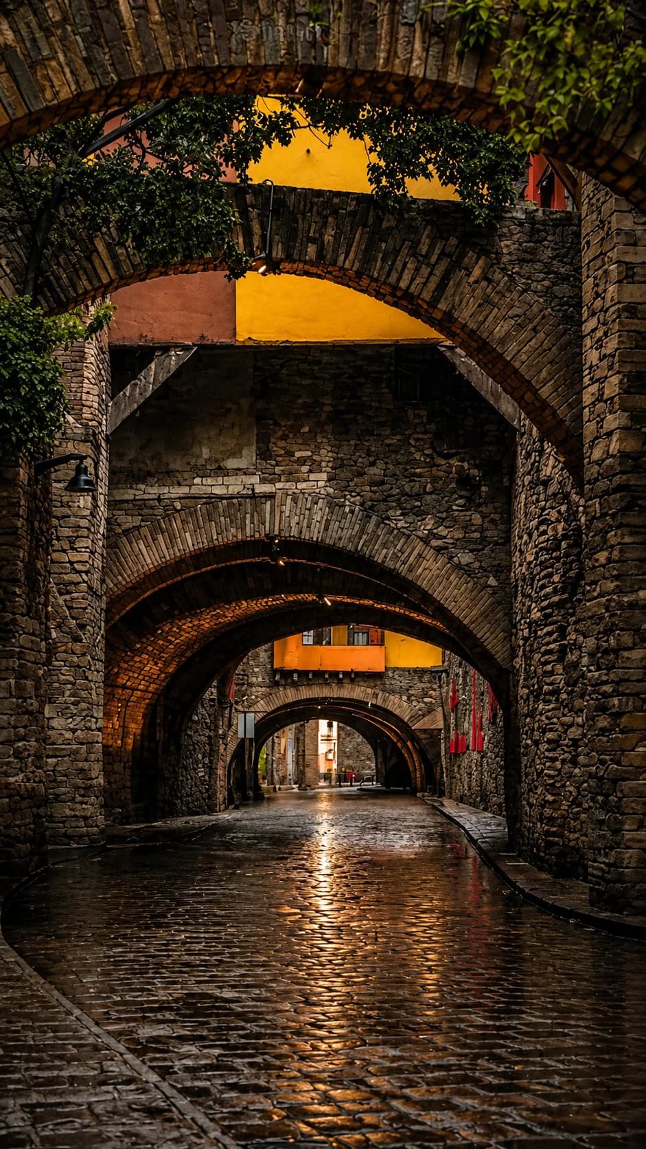 Callejón de arcos en Guanajuato para gestión patrimonial