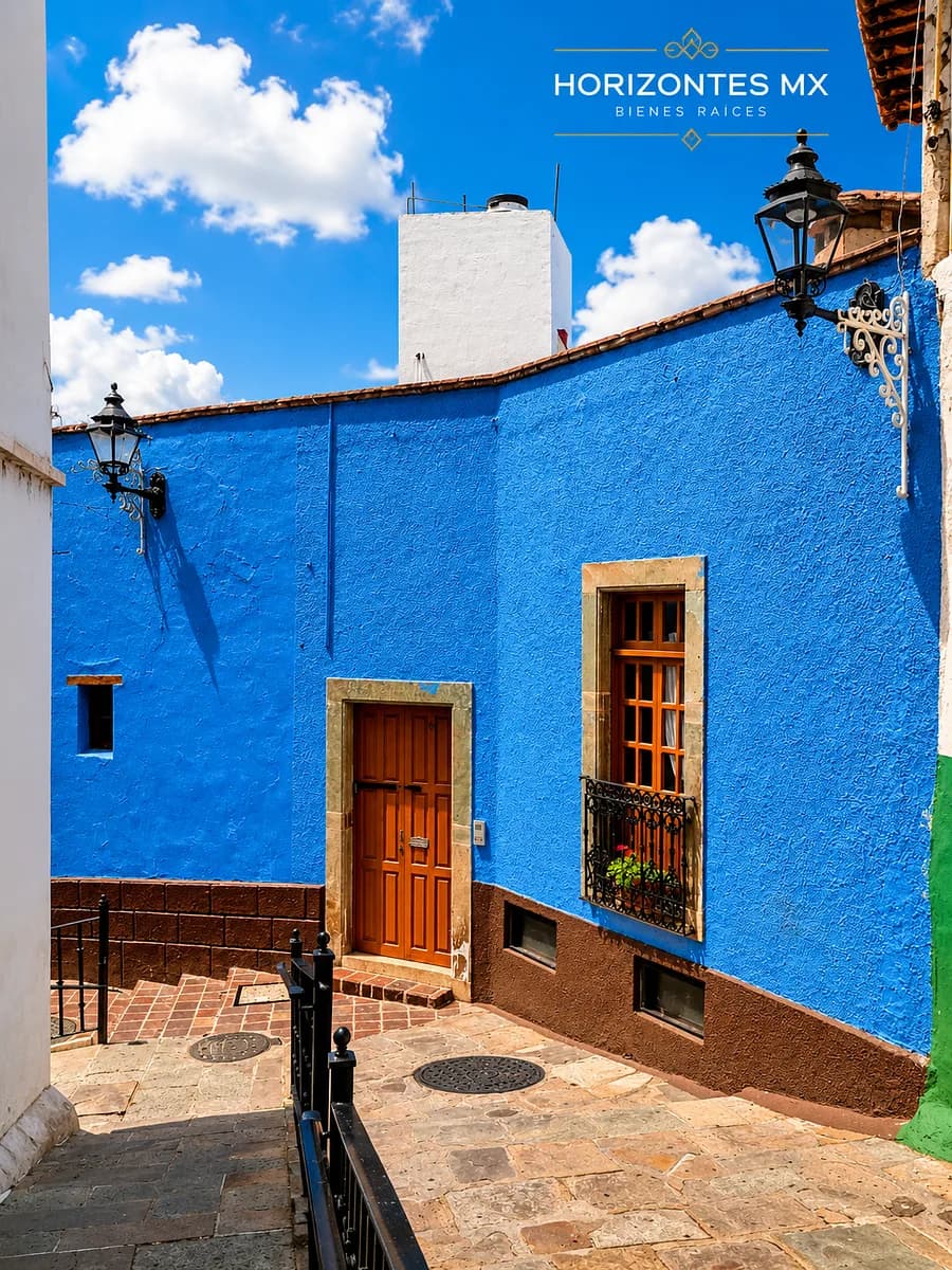 Building facade in central Guanajuato